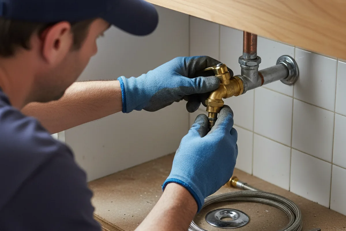 Shutoff valve and fitting work during Repiping in Cascade Locks